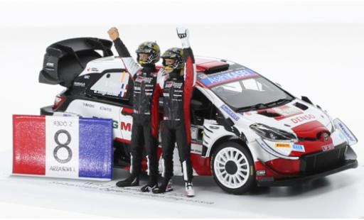 Diecast model cars Toyota Yaris WRC No.1 Gazoo Racing Rally WM Rally Monza 2021 1/43 Spark