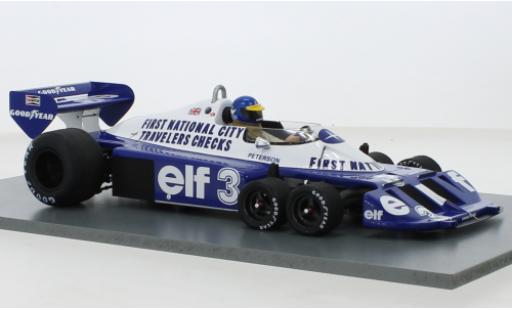 Diecast model cars Tyrrell P34 1977 No.3 First National City formula 1 GP Italien 1/18 Spark