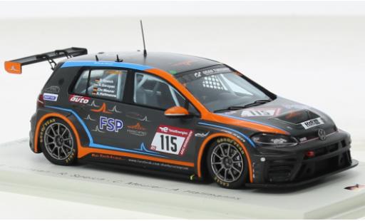 Diecast model cars Volkswagen Golf TCR VII - SR No.115 MSC Sinzig e.V. dans le ADAC 24h Nuerburgring 2022 1/43 Spark