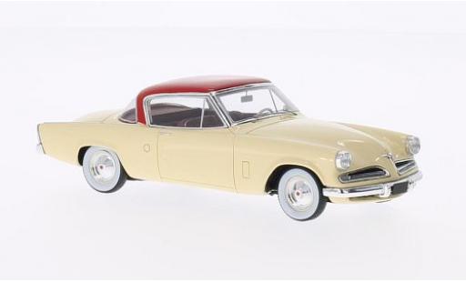Diecast model cars Studebaker Champion 1953 beige/red 1/43 Spark