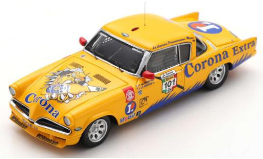 Diecast model cars Studebaker Commander Carrera Panamericana No.101 Corona Extra 1999 P.De Thoisy/J-P.Gonthier 1/43 Spark