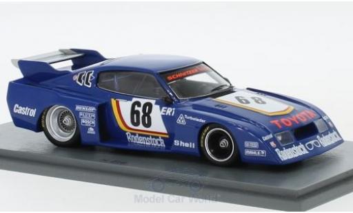Diecast model cars Toyota Celica LB Turbo No.68 Schnitzer Motorsport Rodenstock ADAC Trophy Zolder 1977 H.Ertl 1/43 Spark