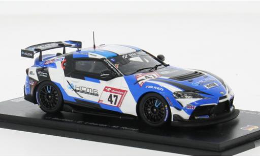 Diecast model cars Toyota Supra GT4 Toyota GR Supra EVO No.47 KCMG 24h N&Atilde;&frac14;rburgring 2023 1/43 Spark