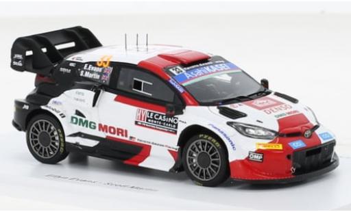 Diecast model cars Toyota Yaris Rally1 GR Rally 1 No.33 Gazoo Racing Rally WM Rally Monte Carlo 2022 1/43 Spark