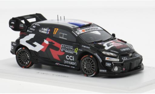 Diecast model cars Toyota Yaris Rally1 GR Rally 1 Rally Monte Carlo 2025 #17 1/43 Spark