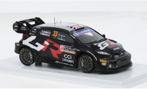 Diecast model cars Toyota Yaris Rally1 GR Hybrid No.33 Gazoo Racing WRT Rally WM Rally Monte Carlo 2024 1/43 Spark