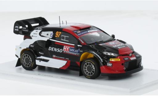 Diecast model cars Toyota Yaris Rally1 GR Hybrid No.97 Gazoo Racing WRT Rally WM Rally Finnland 2023 1/43 Spark