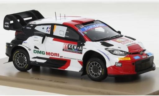 Diecast model cars Toyota Yaris Rally1 GR No.1 Gazoo Racing WRT Rally WM Safari Rally 2022 1/43 Spark