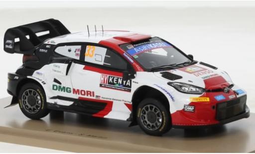 Diecast model cars Toyota Yaris Rally1 GR No.33 Gazoo Racing WRT Rally WM Safari Rally 2022 1/43 Spark