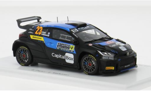 Diecast model cars Toyota Yaris Rally2 GR No.23 Sprintsport Racing Team Rally WM Rally Monte Carlo 2024 1/43 Spark