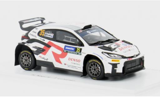 Diecast model cars Toyota Yaris Rally2 GR No.35 Gazoo Racing RC2 Rally WM Rally Sweden 2024 1/43 Spark