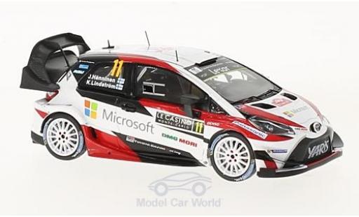 Diecast model cars Toyota Yaris WRC No.11 Gazoo Racing Rally WM Rally Monte Carlo 2017 J.H&Atilde;&curren;nninen/K.Lindstr&Atilde;&para;m 1/43 Spark