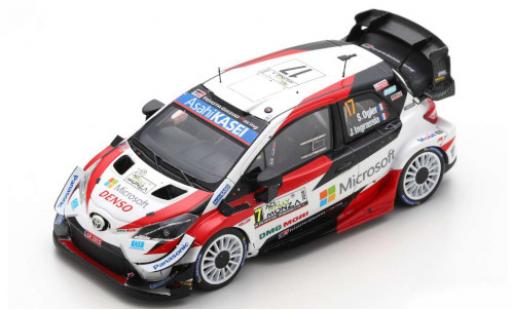 Diecast model cars Toyota Yaris WRC No.17 Microsoft Rally WM Rally Monza 2020 S.Ogier/J.Ingrassia 1/43 Spark