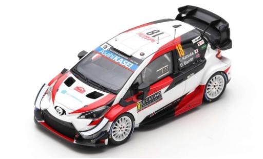 Diecast model cars Toyota Yaris WRC No.18 Gazoo Racing WRT Microsoft Rally WM Rally Monte Carlo 2020 T.Katsuta/D.Barritt 1/43 Spark
