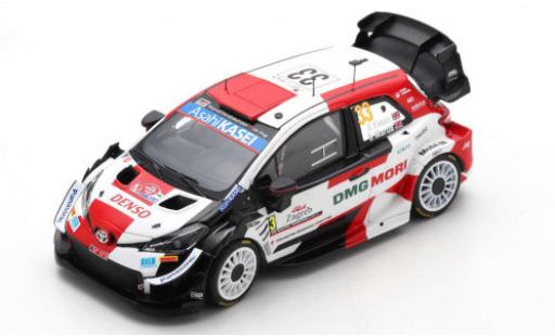 Diecast model cars Toyota Yaris WRC No.33 Gazoo Racing DMG MORI Rally WM Rally Croatia 2021 E.Evans/S.Martin 1/43 Spark