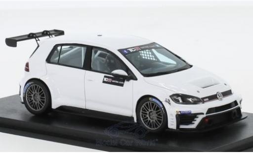 Diecast model cars Volkswagen Golf TCR GTI 2016 Test Car 1/43 Spark