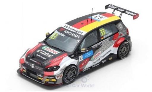 Diecast model cars Volkswagen Golf TCR GTI No.14 Sebastien Loeb Racing WTCR N&Atilde;&frac14;rburgring 2019 J.Kristoffersson 1/43 Spark