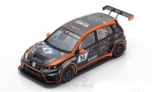 Diecast model cars Volkswagen Golf TCR GTI No.94 MSC Sinzig 24h N&Atilde;&frac14;rburgring 2018 K.Kluge/M. Ferraro/S.Kuhs/A.Gabler 1/43 Spark