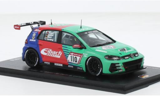 Diecast model cars Volkswagen Golf TCR VII DSG No.110 Max Kruse Racing 24h N&Atilde;&frac14;rburgring 2023 1/43 Spark