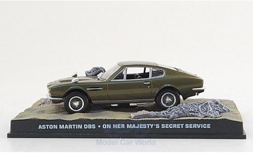 Diecast model cars Aston Martin DBS james bond metallic olive 007 1969 Im Geheimdienst Ihrer Majest&Atilde;&curren;t without Vitrine 1/18 SpecialC