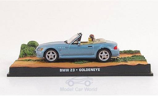 Diecast model cars Bmw Z3 James Bond Roadster metallic blue 007 1995 GoldenEye without Vitrine 1/43 SpecialC
