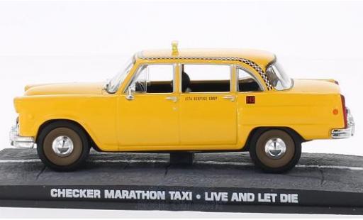 Diecast model cars Checker Marathon taxi James Bond 007 Leben and sterben lassen without Vitrine 1/18 SpecialC