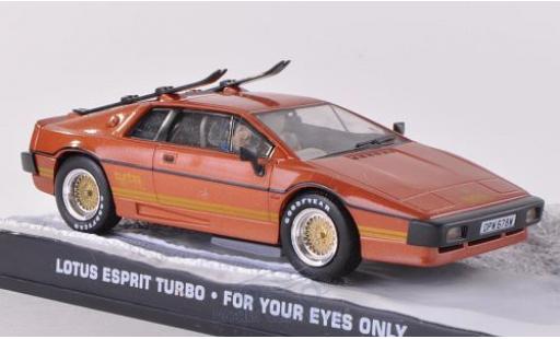 Diecast model cars Lotus Esprit James Bond 007 Turbo copper For Your Eyes Only without Vitrine 1/43 SpecialC
