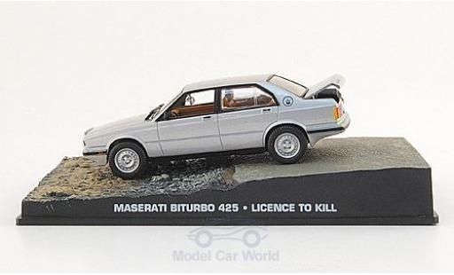 Diecast model cars Maserati Biturbo James Bond 007 425 grey 1989 Lizenz zum T&Atilde;&para;ten without Vitrine 1/43 SpecialC