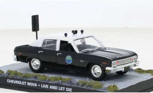 Diecast model cars Chevrolet Nova SS black/white James Bond 007 1973 1/43 SpecialC