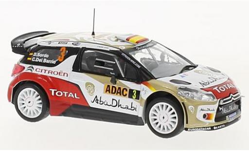 Diecast model cars DS Automobiles DS3 WRC Citroen No.3 Rally WM Rally Germany 2013 D.Sordo/C.Del Barrio sans Vitrine 1/43 SpecialC