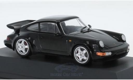 Diecast model cars Porsche 911 Turbo black 1990 911 Collection 1/43 SpecialC