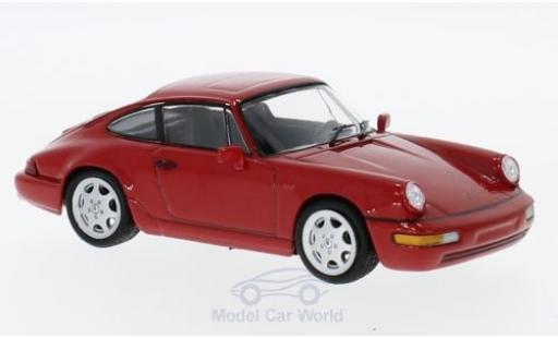 Diecast model cars Porsche 911 SC Carrera 4 red 1991 911 Collection 1/43 SpecialC