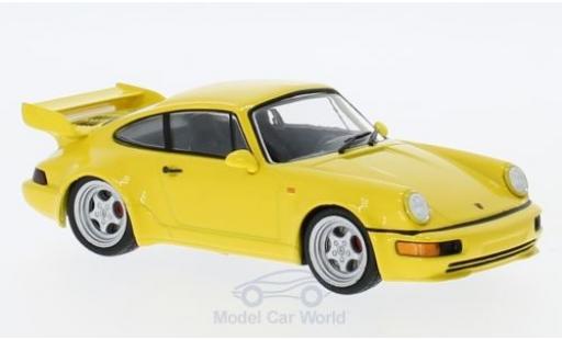 Diecast model cars Porsche 911 RS 3.8 yellow 1992 911 Collection 1/43 SpecialC