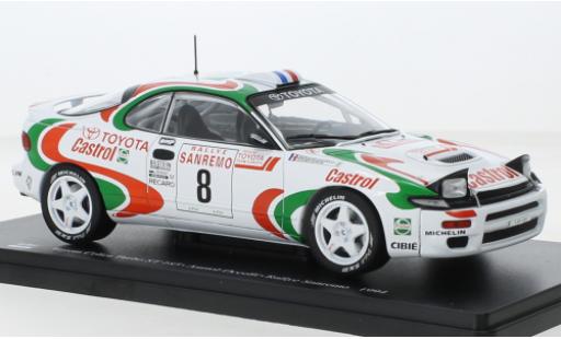 Diecast model cars Toyota Celica ST185 .-119 Turbo No.8 Castrol Rally WM Rally San Remo 1994 1/24 SpecialC