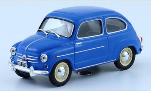 Diecast model cars Fiat 600 D blue 1962 1/43 SpecialC