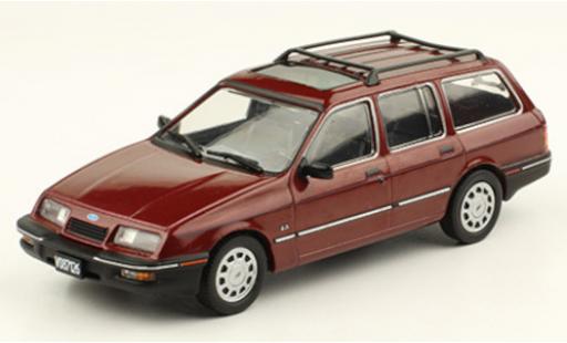 Diecast model cars Ford Sierra Turnier Ghia red 1988 1/43 SpecialC
