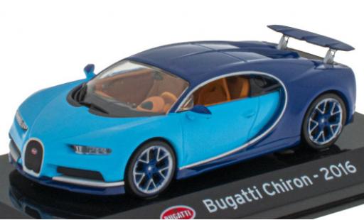 Diecast model cars Bugatti Chiron coupe blue/blue 2016 1/43 SpecialC