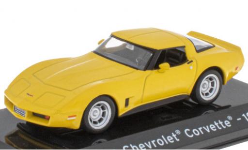 Diecast model cars Chevrolet Corvette Coupe (C3) yellow 1980 1/43 SpecialC