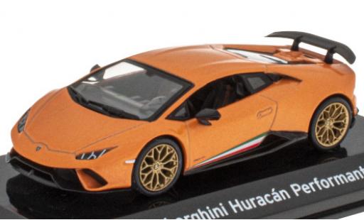 Diecast model cars Lamborghini Huracan Performante metallic orange/Dekor 2017 1/43 SpecialC