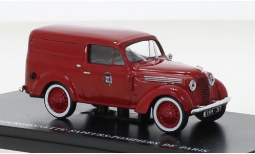 Diecast model cars Renault Juvaquatre Base Fourgonette Sapeurs Fire brigade (F) 1953 1/43 SpecialC