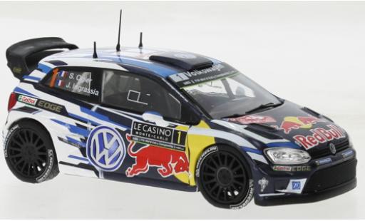 Diecast model cars Volkswagen Polo WRC R No.1 Red Bull Rally WM Rally Monte Carlo 2016 1/43 SpecialC