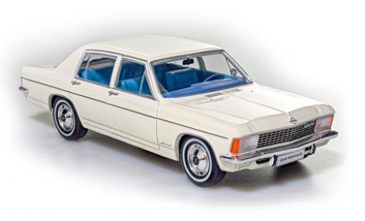 Diecast model cars Opel Admiral B white 1969 1/24 SpecialC