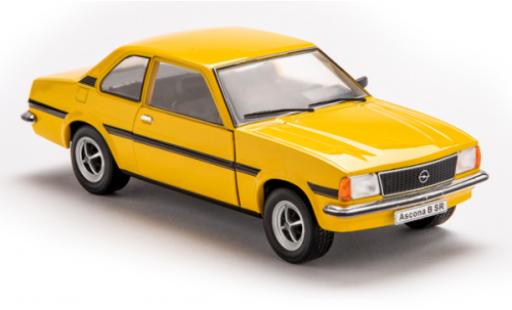 Diecast model cars Opel Ascona B SR B 1.6 yellow 1975 1/24 SpecialC