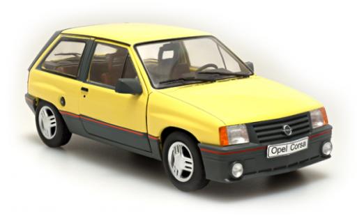 Diecast model cars Opel Corsa A SR A 1.3 yellow 1983 1/24 SpecialC