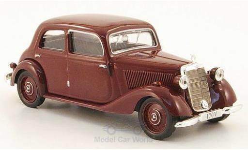 Diecast model cars Mercedes 170 Base V Limousine (W136) red 1949 without Vitrine 1/43 SpecialC
