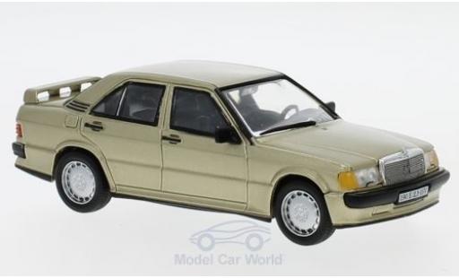 Diecast model cars Mercedes 190 Base E 2.3-16V (W201) metallic beige 1984 without Vitrine 1/43 SpecialC