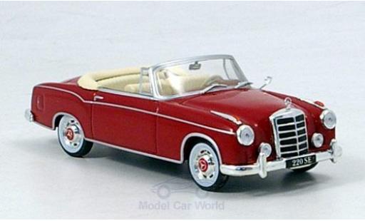 Diecast model cars Mercedes 220 Cabriolet SE Convertible red 1958 without Vitrine 1/43 SpecialC