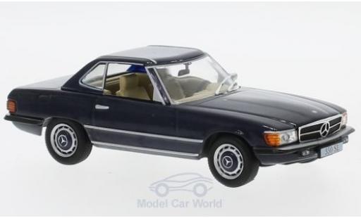 Diecast model cars Mercedes 350 Base SL (R107) blue 1971 without Vitrine 1/43 SpecialC