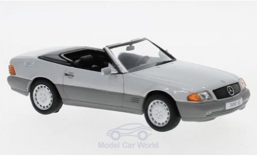 Diecast model cars Mercedes 500 Base SL (R129) grey 1989 without Vitrine 1/43 SpecialC