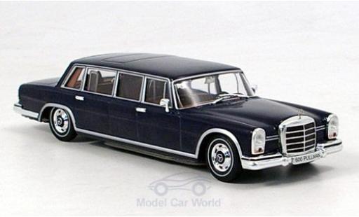 Diecast model cars Mercedes 600 Pullman (W100) blue 1963 without Vitrine 1/43 SpecialC